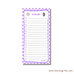 Cat's Standard Checkered Notepad 4.25" x 8.5" - Image 2