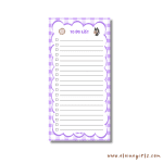 Cat's Standard Gingham Notepad 4.25" x 8.5" - Image 2