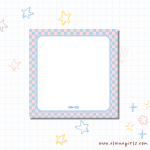 Soft Check Petite Notepad 3.5″ x 3.5″