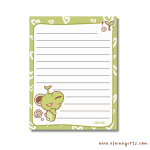 Frog's Classic Hearts Notepad 4.25" x 5.5" - Image 2