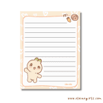 Bun's Classic Hearts Notepad 4.25" x 5.5" - Image 2