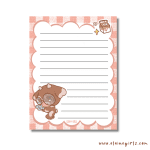 Cow's Classic Gingham Notepad 4.25" x 5.5" - Image 2