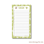 Frog's Tall Hearts Notepad 4.25" x 7.5" - Image 2