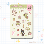 Matcha Core Sticker Sheet | Elaine Girls