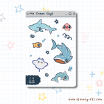 Little Ocean Guys Sticker Sheet | Elaine Girls