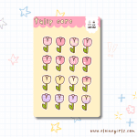 Tulip Core Sticker Sheet | Elaine Girls