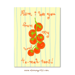 Tomato Mom Large Art Print - Image 2