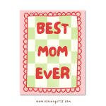 Best Mom Large Art Print - Image 2