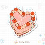 Vintage Cake Sticker | Elaine Girls