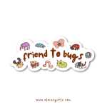 Friend to Bugs Sticker - Image 2
