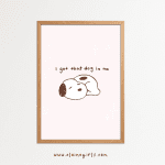 Snoopy Large Art Print | Elaine Girls