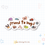 Friend to Bugs Sticker | Elaine Girls