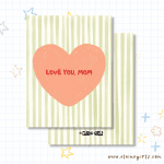 Love You Mom Mother's Day Card - Image 2
