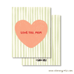 Love You Mom Mother's Day Card - Image 3