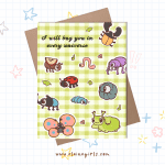 Bug You Greeting Card | Elaine Girls