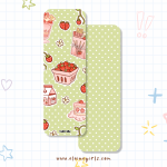 Strawberry Treats Green Bookmark | Elaine Girls