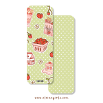 Strawberry Treats Green Bookmark - Image 2