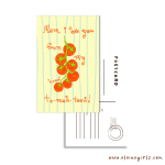 Tomato Mother's Day Postcard - Image 2