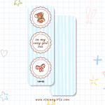 Cozy Girl Bookmark | Elaine Girls