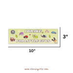 I Brake For Bugs Bumper Sticker - Image 4
