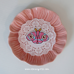 Pink Moth Sticker - Image 3