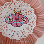 Pink Moth Sticker - Image 2