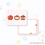 Apple Bite Notecard