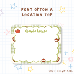 Apple Checkered Notecard Set - Image 7