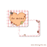 "Be Mine" Valentine's Cookie Notecard - Image 2