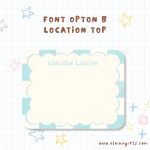 Blue Checkered Notecard Set - Image 6
