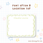 Green Striped Notecard Set - Image 6