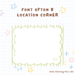 Green Striped Notecard Set - Image 4