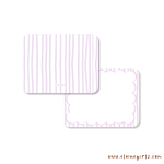 Lilac Striped Notecard Set - Image 2