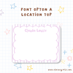 Lilac Striped Notecard Set - Image 7
