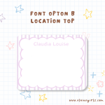 Lilac Striped Notecard Set - Image 6