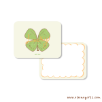 Lucky Clover Notecard Set - Image 2