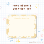 Orange Ribbon Checkered Notecard Set - Image 6
