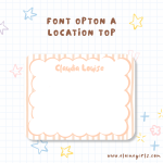 Orange Striped Notecard Set - Image 7