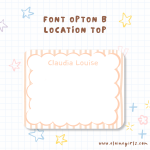 Orange Striped Notecard Set - Image 6
