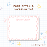 Pink Striped Notecard Set - Image 7